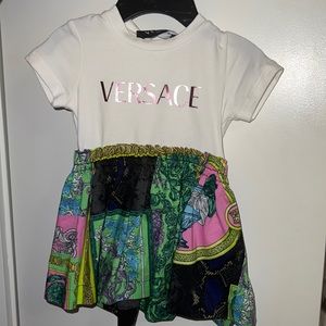 Baby Girl Versace Barocco Dress